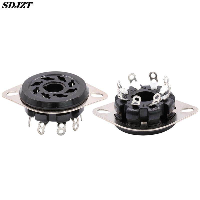 极速1PCS 8pin Octal Bakelite Tube Socket Base S8WPF For. CV1