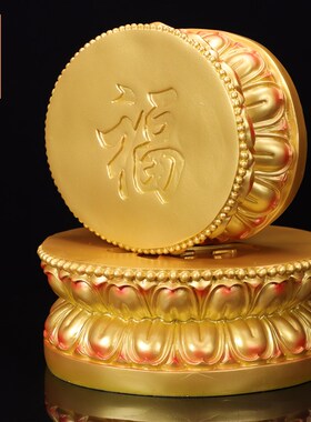 新品佛像底座观音j菩萨树脂莲花座台陶瓷供奉圆形垫高神像底座托