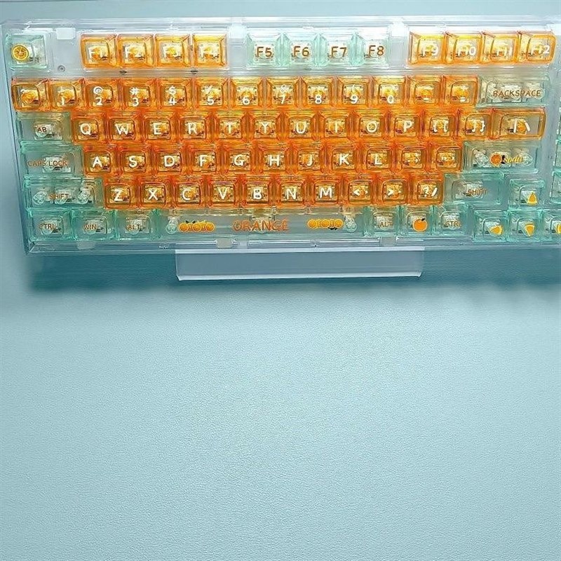 元气橙键帽132键m盒装发货pc材质类MDA高度细节拉满适配机械键盘