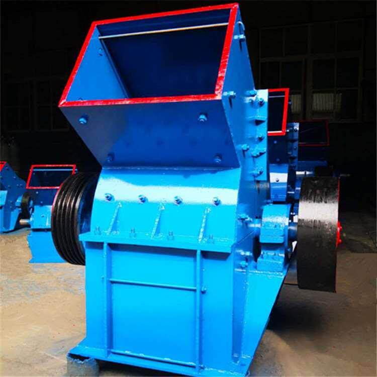 嵩赢厂家加气块锤式破碎机移动河卵石锤式粉碎机废旧地板砖粉碎机