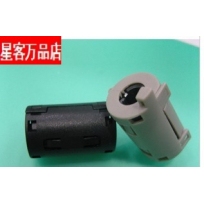 UF-70A带壳磁环 内径7mm 黑色消磁滤波器UF70A 抗干扰扣式磁环