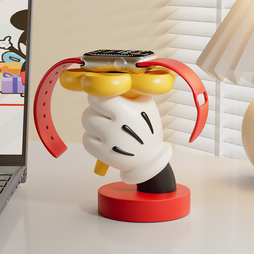 米奇苹果apple手表充电支架摆件