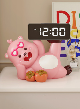 经典桌面数字时钟桌面房间客厅入口闹钟装饰