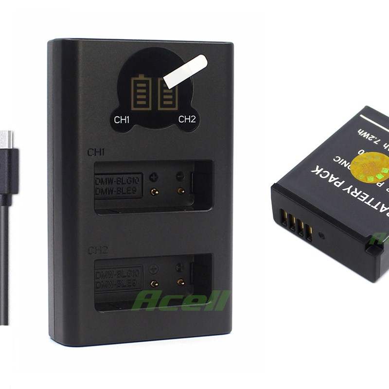 适用 Leica徕卡BP-DC15 BP-DC15-E/U/TK相机电池+USB双充充电器