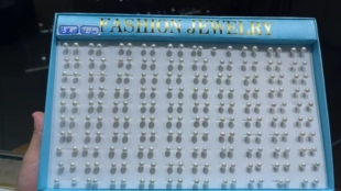 广西北海市天然珍珠裸钉耳钉日常百搭珍珠纯银配件暑促特价6-7mm