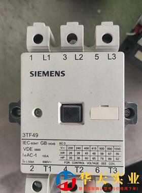 西门子交流接触器3TF49