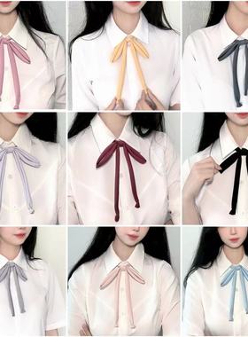 舞鸥JK制服黄色长柄领绳学生校服配饰日制校供感西装衬衫领结饰品