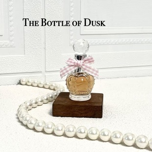 手作水晶蝴蝶结玻璃滚珠瓶香水保湿 旅行便携高颜值礼物 液药水分装