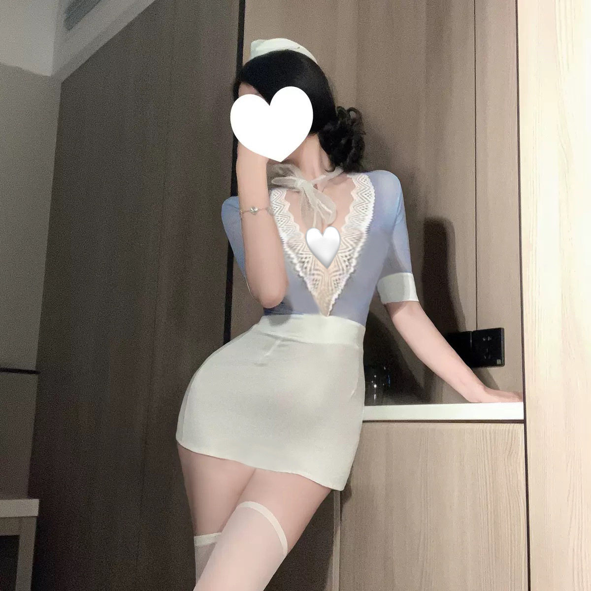 性感机长空姐网红大尺度制服套装
