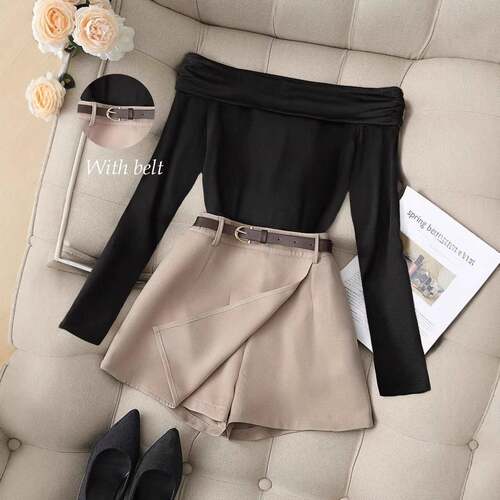 Elegant Women'S Fall Winter Commuter Two-Piece Set Suits