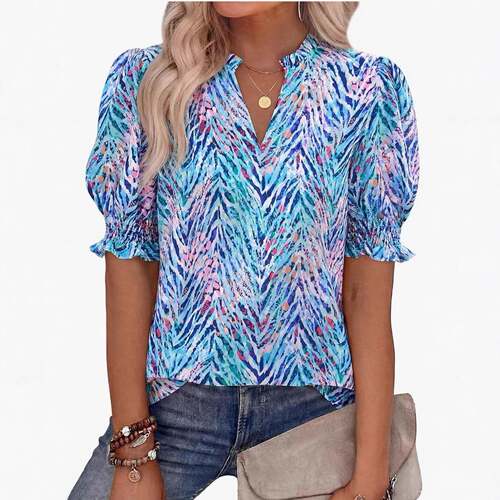 Summer Blouses For Women Dressy Casual 2026 Spring Floral