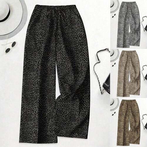 Women'S Loose-Fit Wide-Leg Pants Casual Comfy Loose Solid
