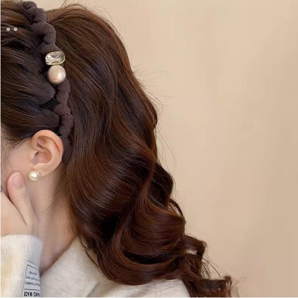 发ku箍女2025新款高颅顶秋季高级感洋气时尚发旅头箍显脸小发卡