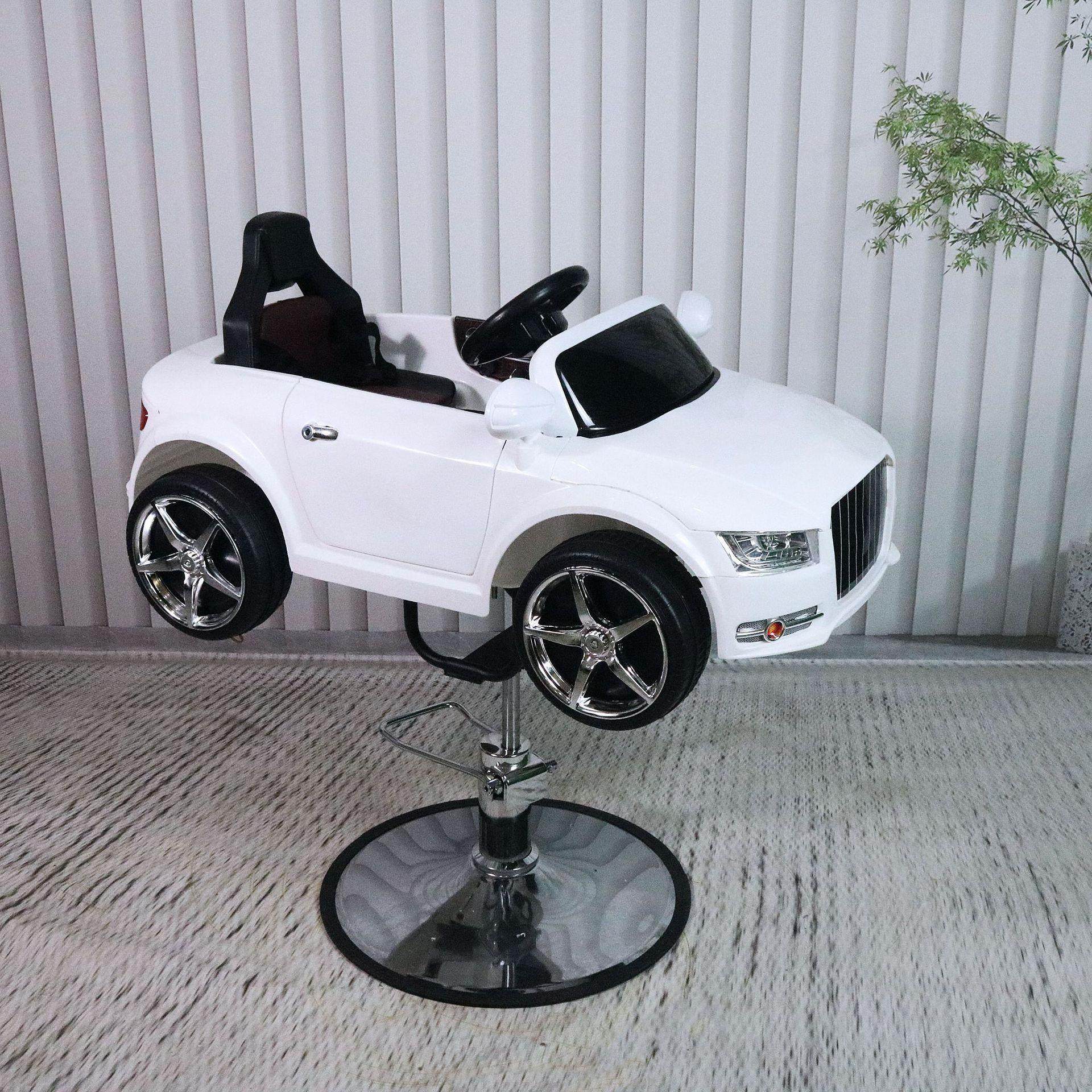 儿童电动车扭扭车新款音乐遥控美发智能儿童理发车子