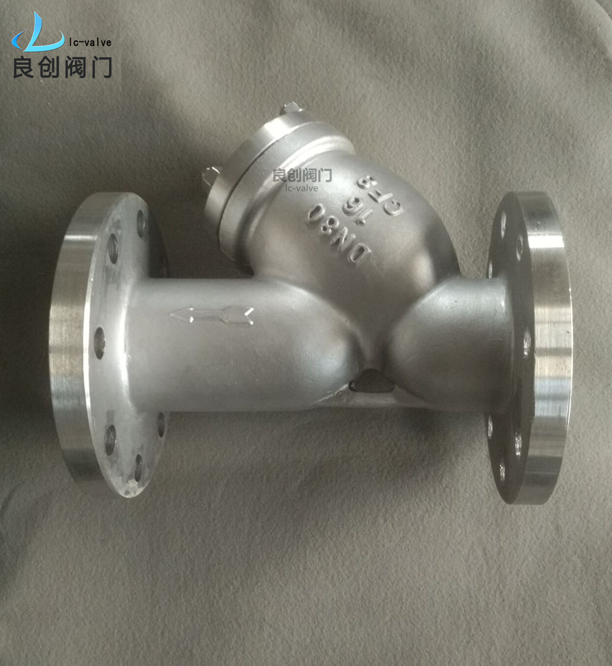 y型过滤器gl41w/h-16dn80不锈钢过滤器管式Y型过滤器