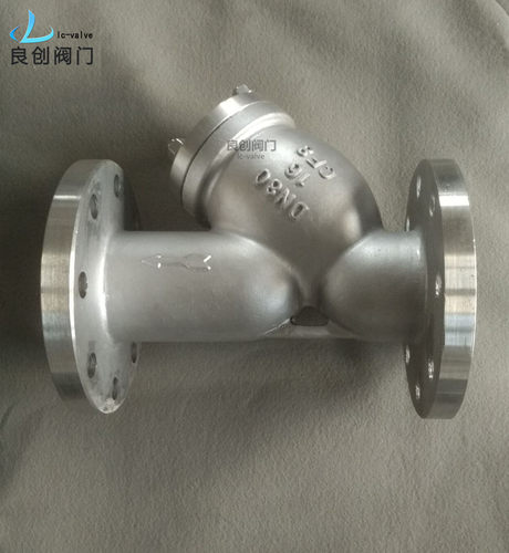 y型过滤器gl41w/h-16dn80不锈钢过滤器管式Y型过滤器