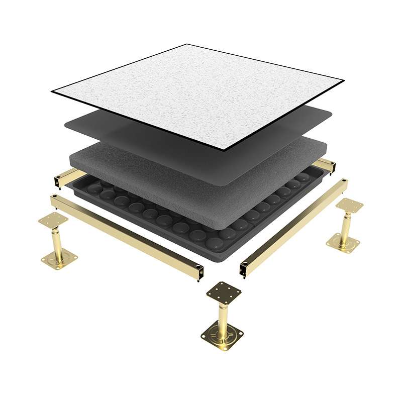 消控室防静电地板 直销机房HPL活动架空地板砖全钢PVC抗静电板600