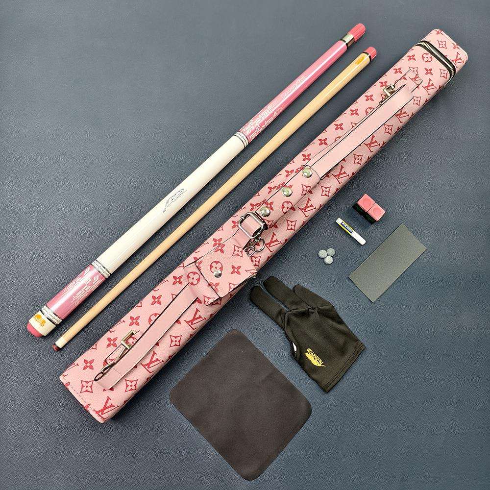 高档大头枫木1/2分体台球杆中式黑八九球桌球杆直售