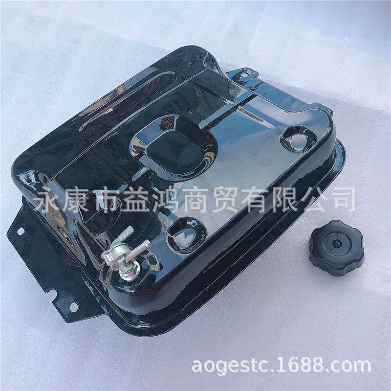 ATV四轮电动卡丁车铁油箱改装摩托沙滩车配件油箱6升大铁油壶盖