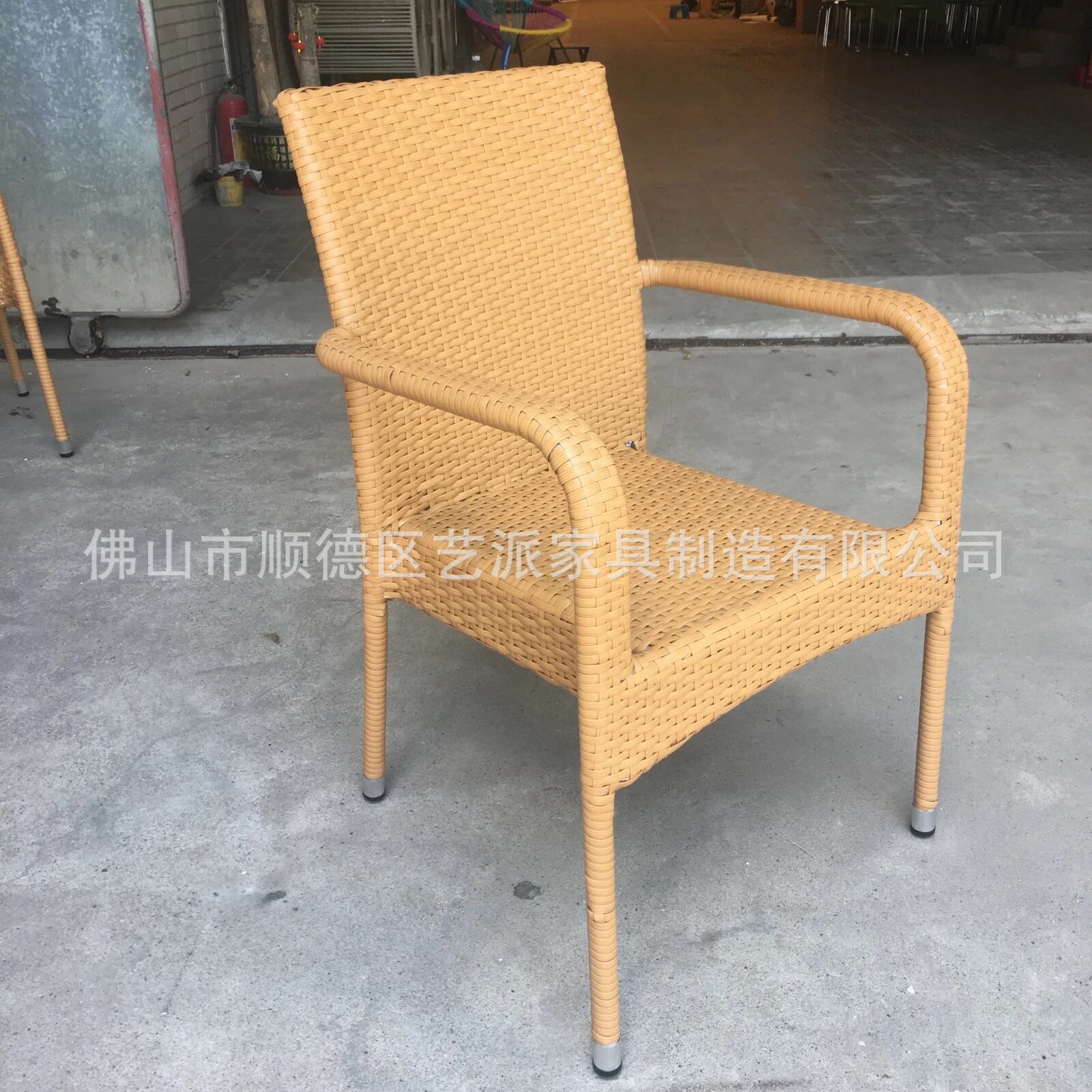 户外花园藤椅茶几组合防水防晒