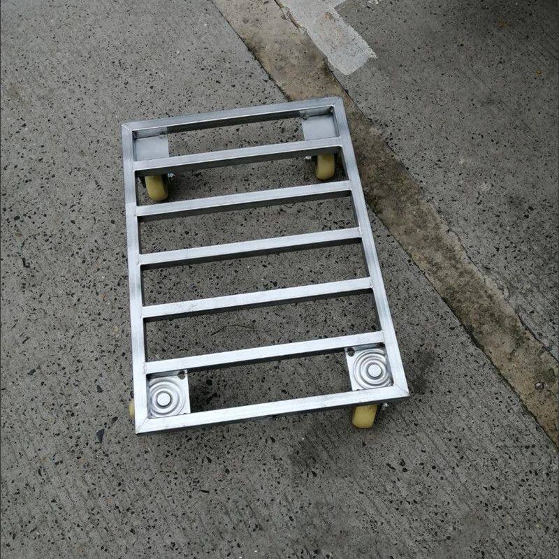 乌龟车重型四轮万向小推车拉货周转搬运平板车移动拖车花盆底座架