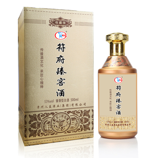 符氏家宴酒粮食酒酱香型高度白酒53度符府坤沙陈酿白酒定制整箱