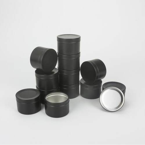 50ml圆50py35t形铝 5035mm黑 铝茶叶膏*粉色末饵料密封金属铝盒