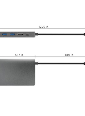 极速Amkle 9 in 1 USB3.1 Huub Multifunction USB-C Hub with Ty