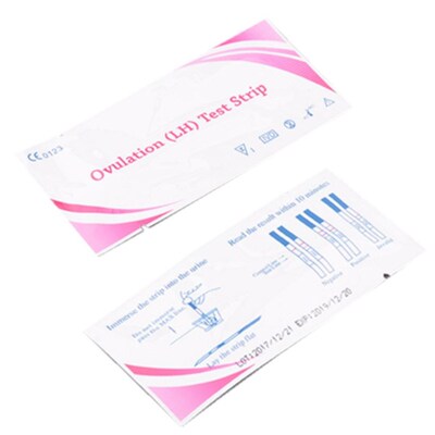 极速20Pcs LH Ovulation Testw Strips Ovulation Urine Test Kit