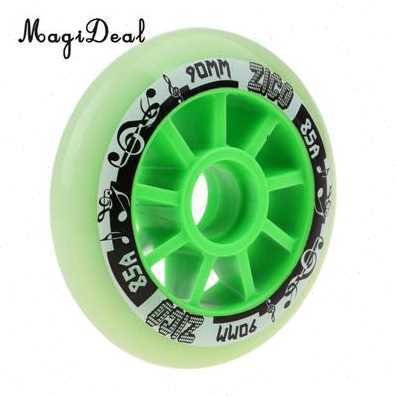 极速MagiDeal Outdloor PU Roller Inline Skates Wheel Replacem