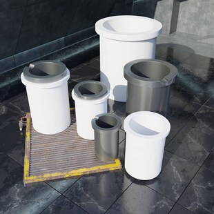 极速高纯石墨坩埚耐高温中高频铸造熔炼金L银首饰银元宝模具石英