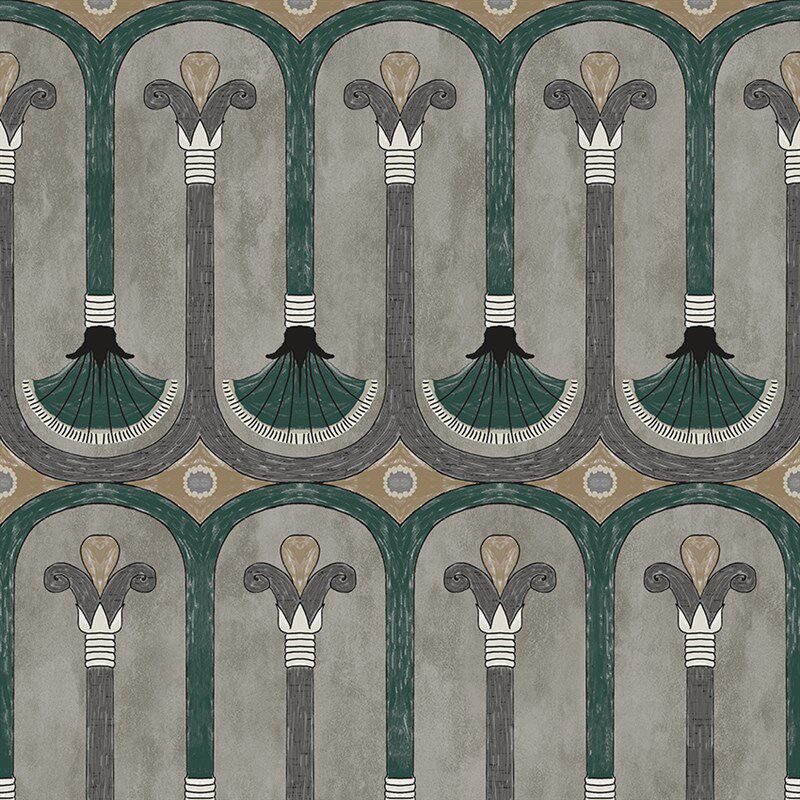 极速埃及印象  环保壁纸 几何 信仰 卧K室床头电视沙发背景墙环保