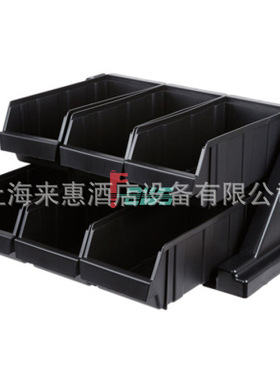 CAMBRO 多层盒子6RS6-110 6格多功能系列组合套装(黑色)