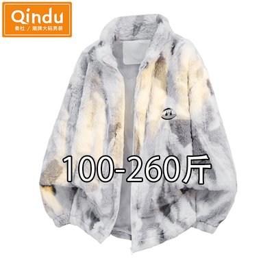 青少年羊羔毛绒外套男款冬季加厚潮保暖初高中大学生夹克宽松大码