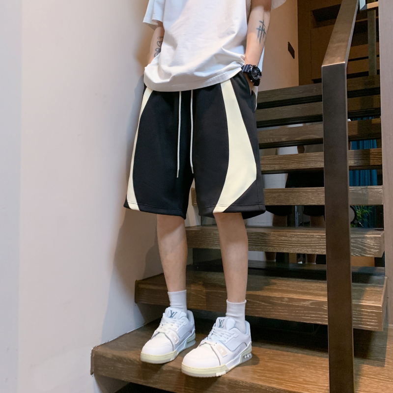 大码美式休闲短裤男2025夏季新款加肥加大胖子宽松青少年五分裤子