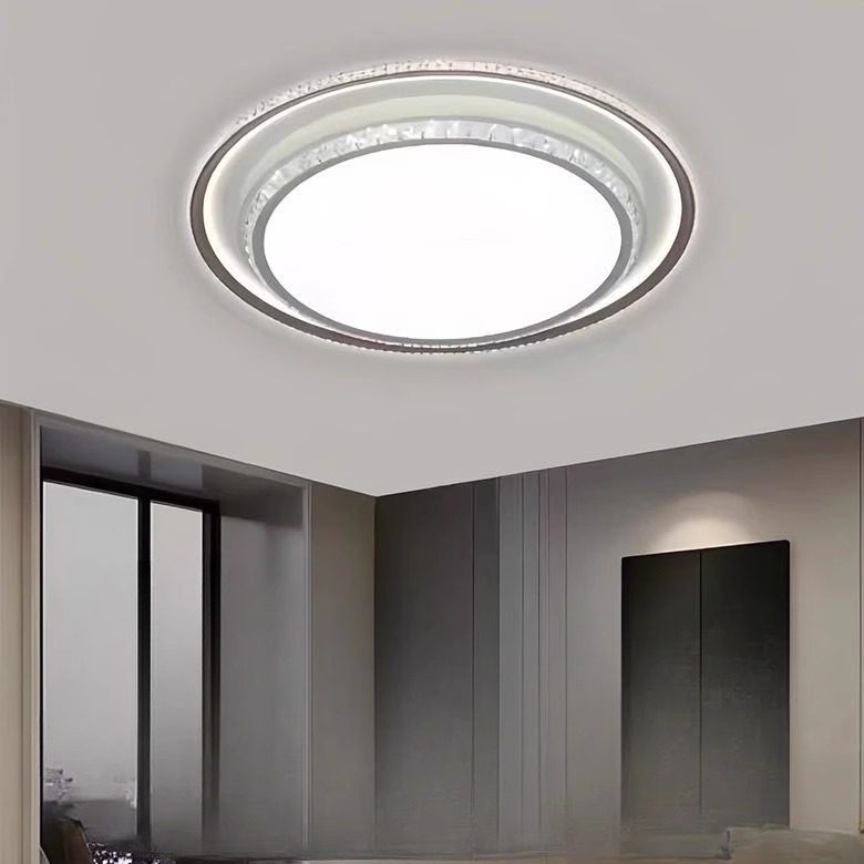 2024新款轻奢水晶客厅简约家用大气圆形卧室led全光谱吸顶灯具,家装灯饰光源,客厅吸顶灯,淘宝优惠券,粉丝福利购,淘宝优惠卷