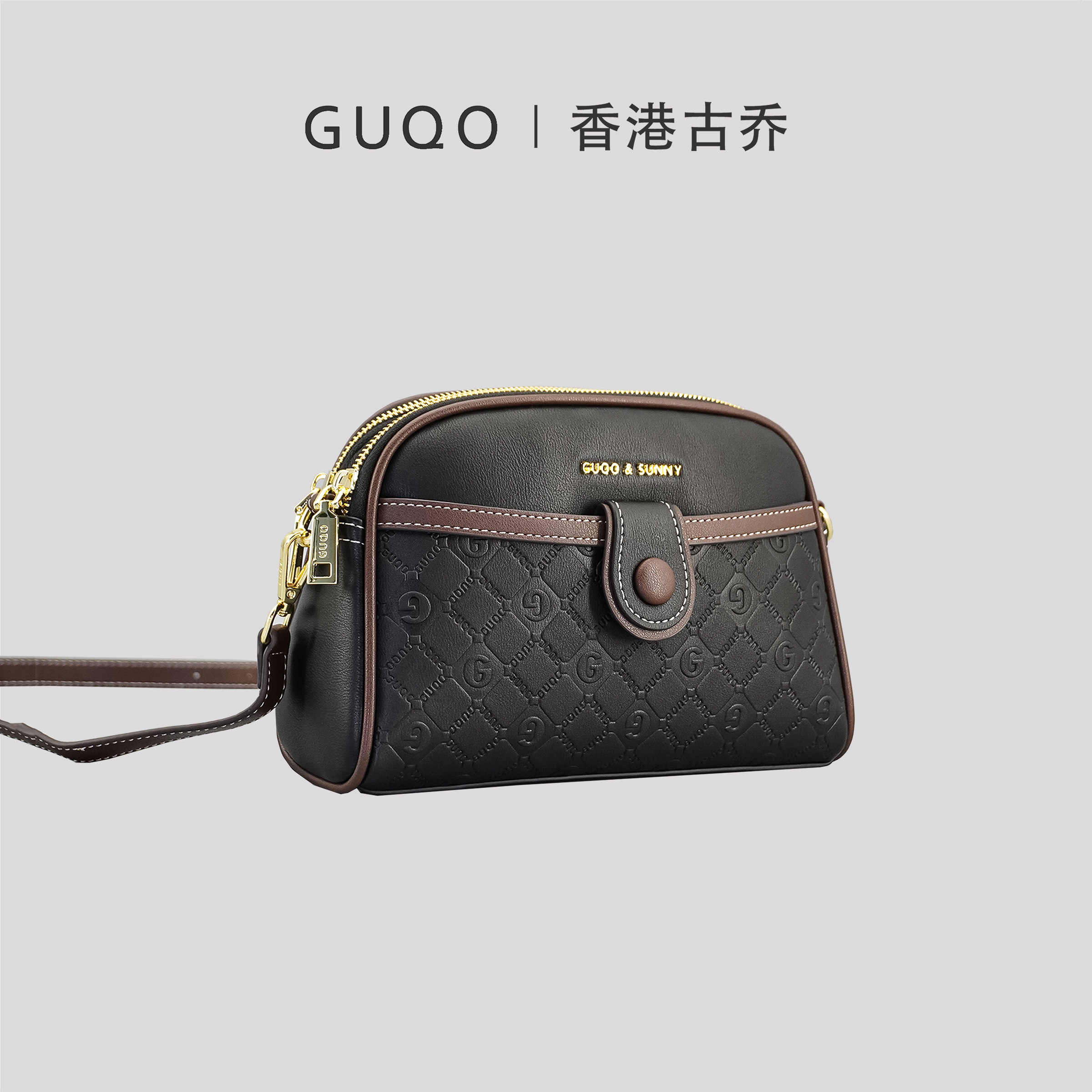 大金豆香港古乔品牌港风正品新款百搭时尚潮流气质斜挎单肩女包
