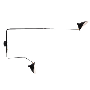 LED张牙舞爪壁灯北欧后现代客厅餐厅床头摇摆鸭嘴双头款壁挂式