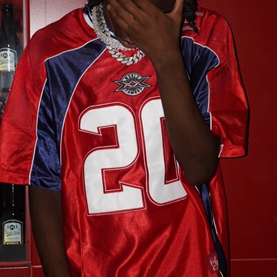 SUP风PaneledJersey刺