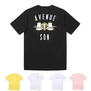 AVENUE SON 大道之子20ss新款 品牌T 冲突滑板 短袖 王一博同款