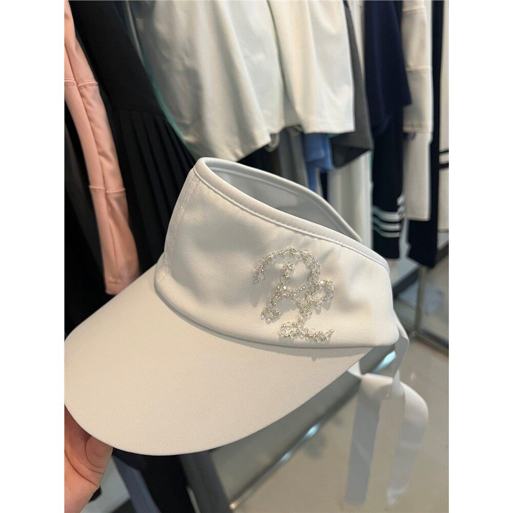 包邮高尔夫球帽女款高尔夫空顶帽韩版高尔夫帽子女蝴蝶结空顶帽女