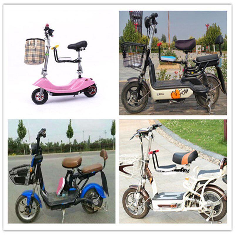 电动车自行车前置折叠儿童座椅大孩子用不占地方简易凳子小椅子座