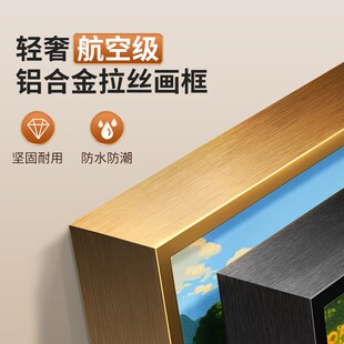 现代简约客厅装饰画2025新款沙发背景墙挂画向日葵温馨治愈系壁画