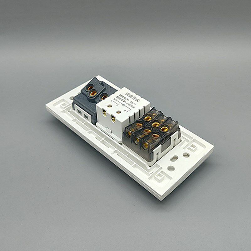 118型五孔电源+双开关+调速开关吊扇灯风扇灯调速二三插双控面板