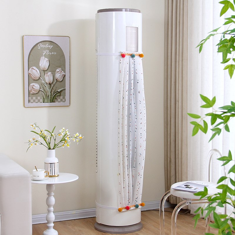 空调挡风板帘柜式立式圆柱防直吹遮风帘挡冷风罩导风防风帘通用