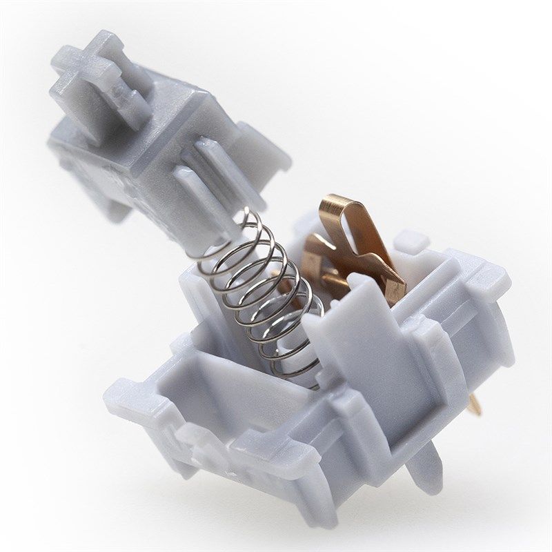 佳达隆0度静音轴零度双轨线性手感POM轴心5脚适配机械键盘轴体