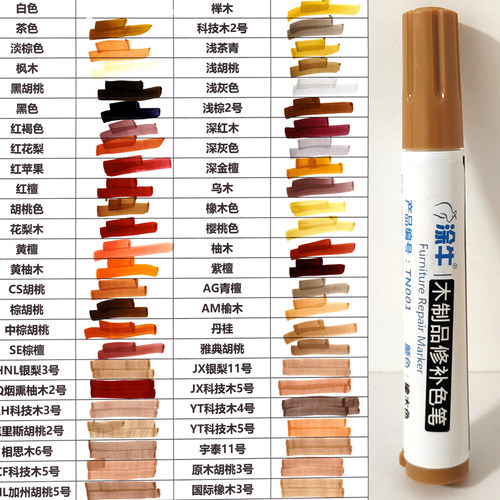 掉漆崩边补漆门掉漆修补油漆笔