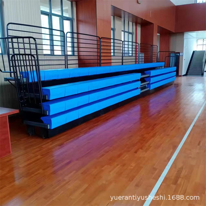电动伸缩看台 阶梯椅 手动抽屉座椅 中空吹塑看台座椅 学校场馆椅