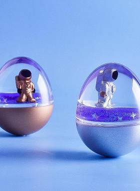 宇航员太空人液体流沙不倒翁创意摆件减解压玩具送同学男女生朋友