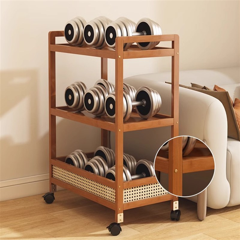 小推车零食置物架卧室家s用多层带轮收纳层架客厅简易落地可移动